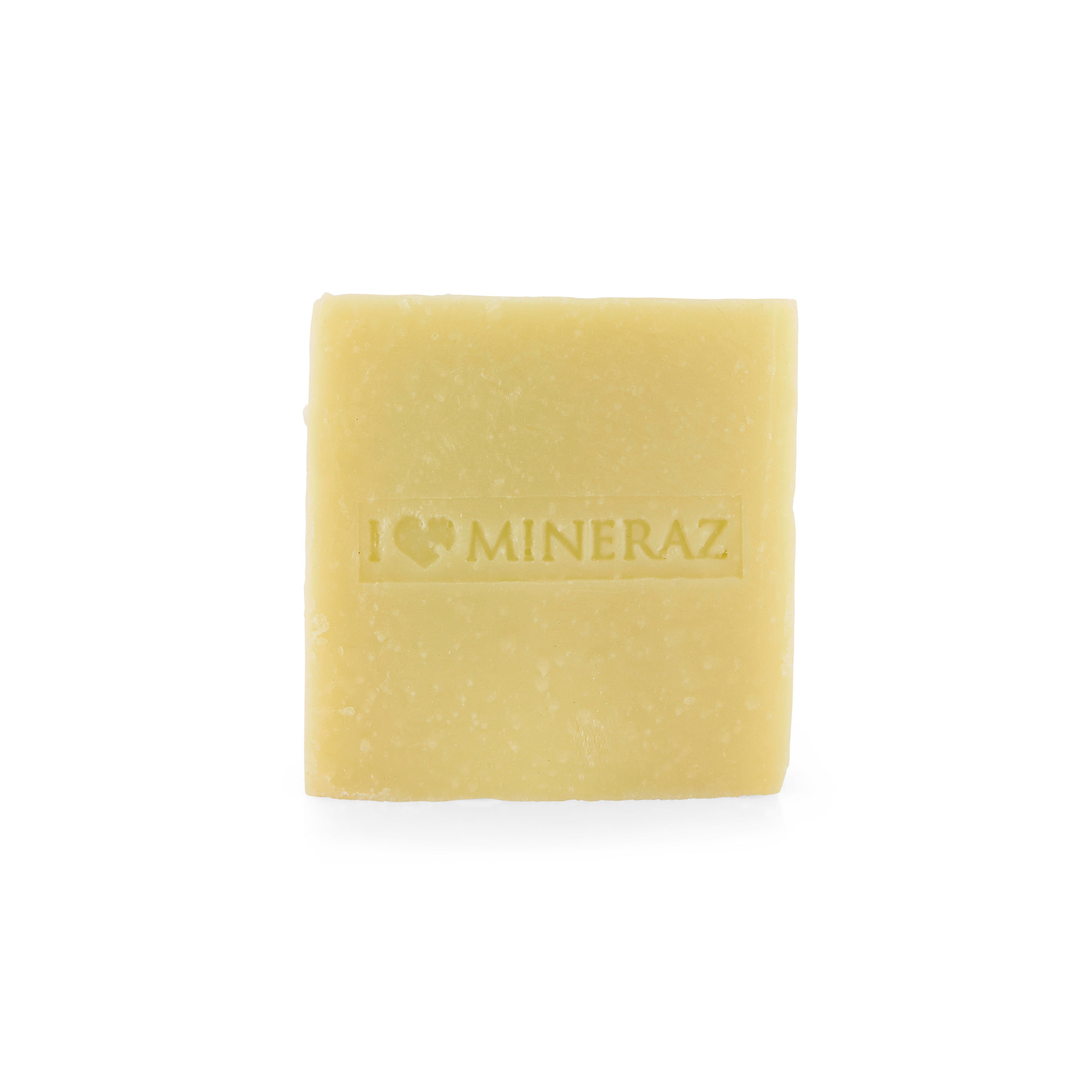 סבון אבץ ושמן עץ התה טבעי של מינרז MINERAZ לטיפול באקנה דלקות עור וחיטוי יסודי