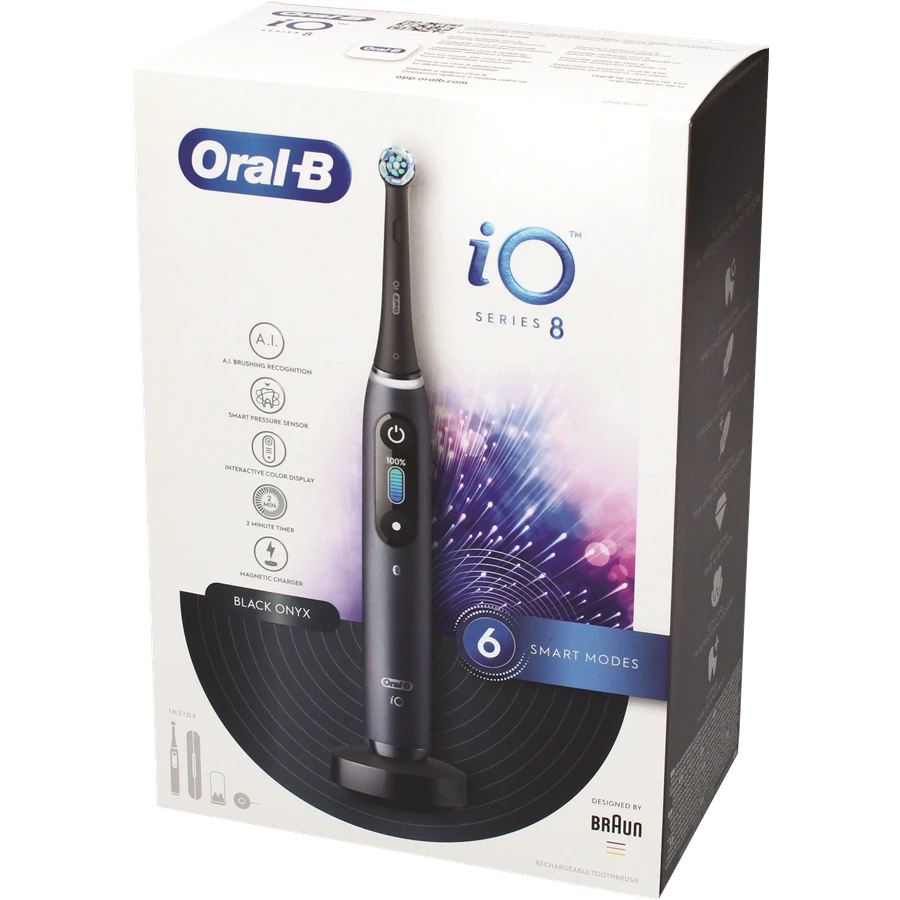 Oral-B iO8 - מברשת שיניים חשמלית בטכנולוגיה מגנטית | אורל בי