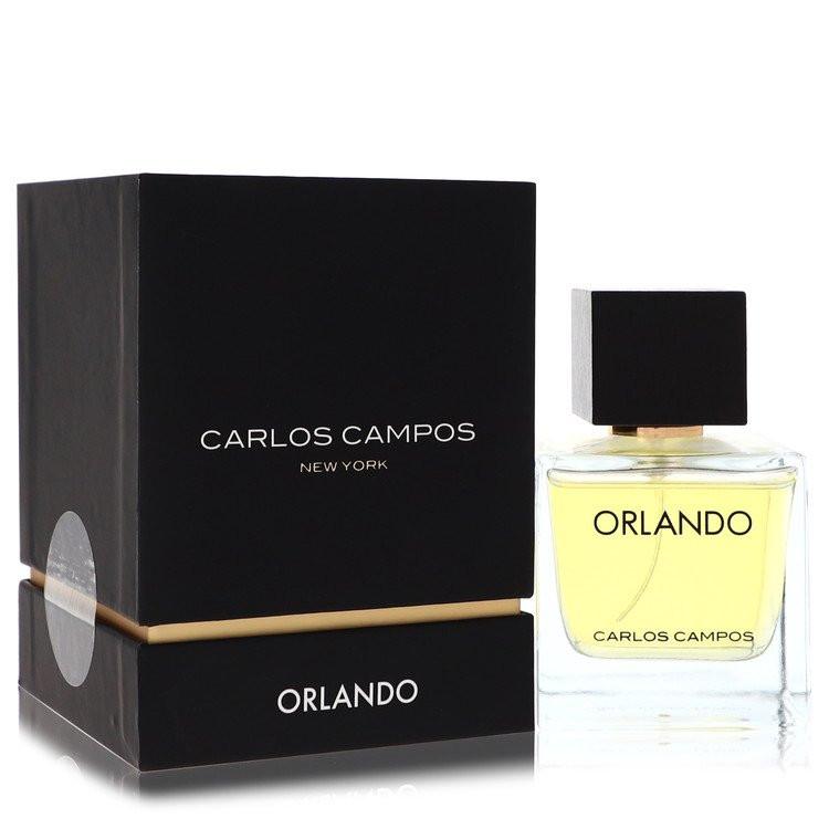 בושם יוקרתי לגבר Carlos Campos Orlando Eau de Toilette בבקבוק המעוצב בסטייל אצילי ומינימליסטי