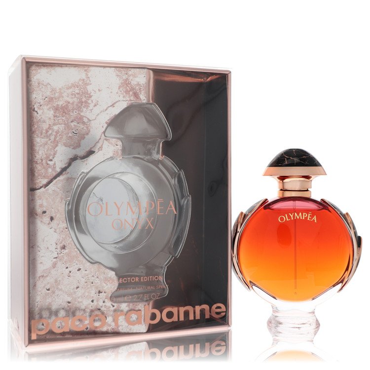 Olympea Onyx Eau De Parfum Spray Collector Edition מאת פאקו רבאן | משלוח חינם לבית ♕ | קומסטיקס ייבוא מקביל