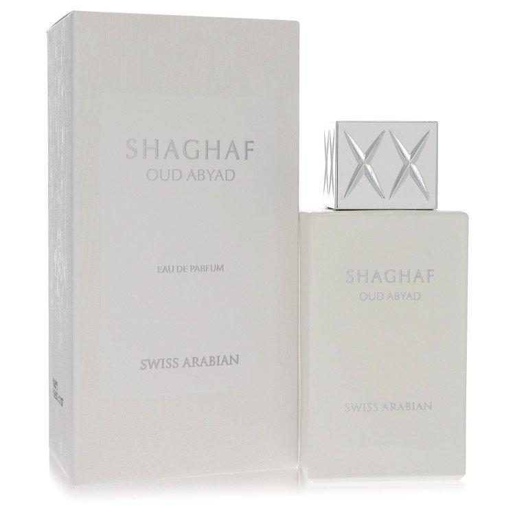 Shaghaf Oud Abyad Eau De Parfum Spray (יוניסקס) מאת ערב שוויצרי | משלוח חינם לבית ♕ | קומסטיקס ייבוא מקביל