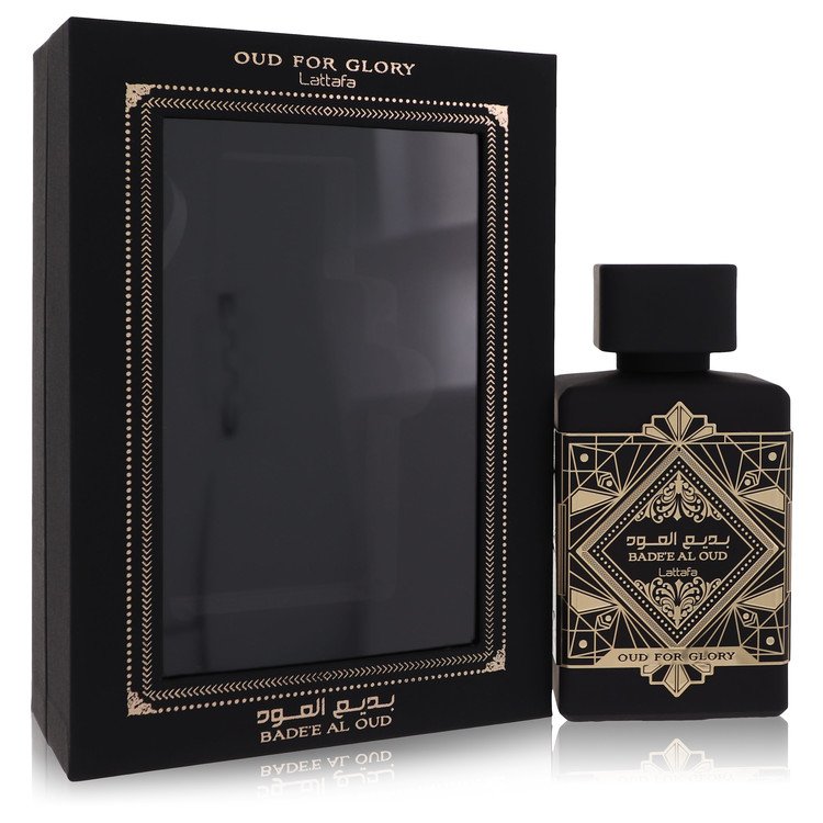 Lattafa Oud For Glory Badee Al Oud Eau De Parfum Spray (יוניסקס) מאת Lattafa | משלוח חינם לבית ♕ | קומסטיקס ייבוא מקביל