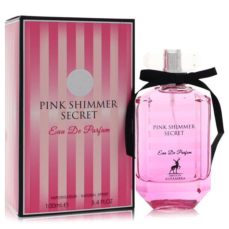 Pink Shimmer Secret Eau De Parfum ספריי מאת Maison Alhambra | משלוח חינם לבית ♕ | קומסטיקס ייבוא מקביל