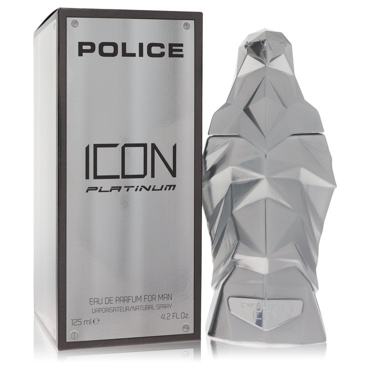 Police Icon Platinum Eau De Parfum Spray By Police Colognes | משלוח חינם לבית ♕ | קומסטיקס ייבוא מקביל