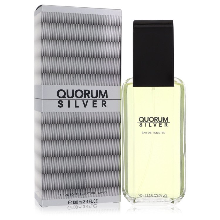 Quorum Silver Eau De Toilette ספריי מאת Puig | משלוח חינם לבית ♕ | קומסטיקס ייבוא מקביל