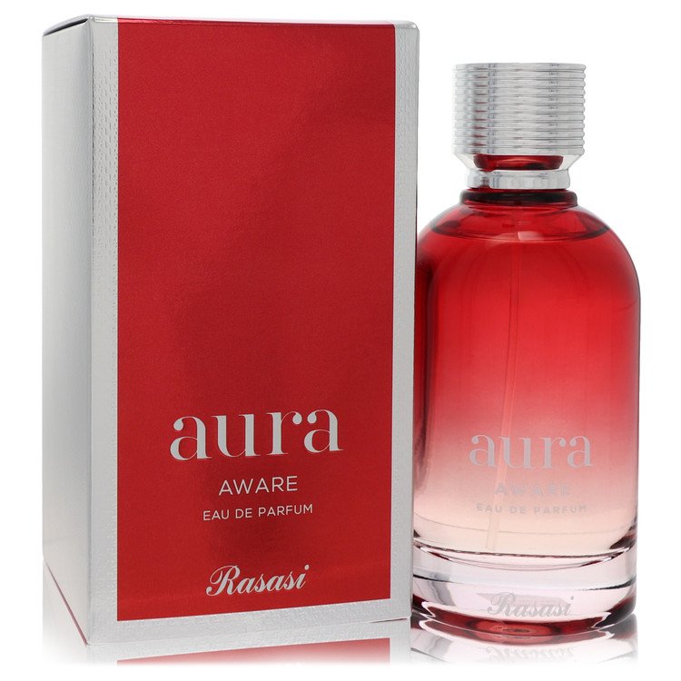 Rasasi Aura Aware Eau De Parfum Spray (יוניסקס) מאת Rasasi | משלוח חינם לבית ♕ | קומסטיקס ייבוא מקביל