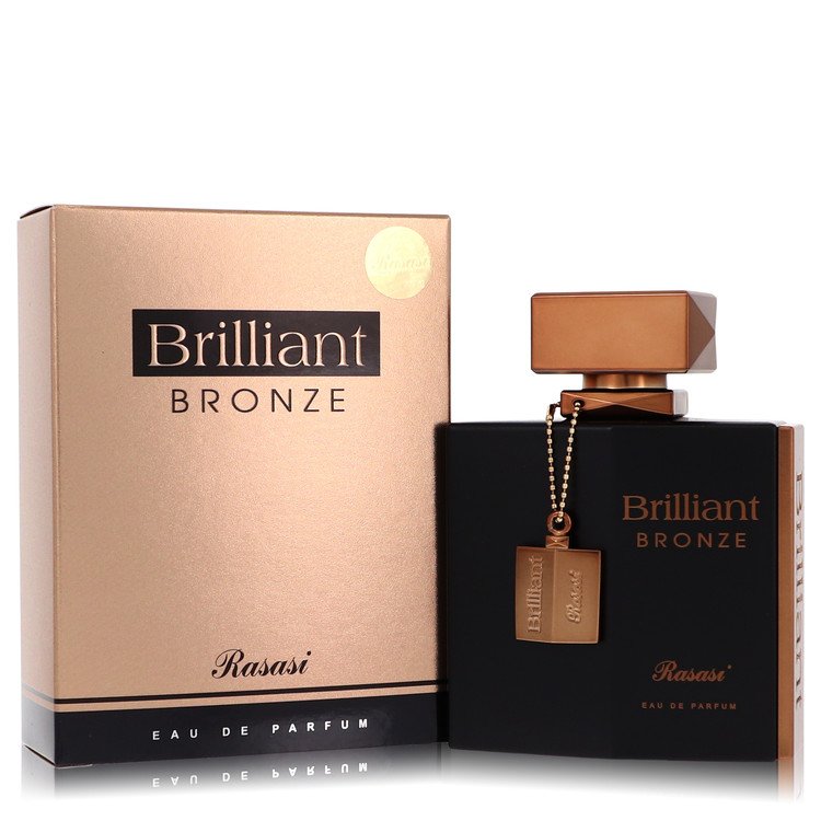 Rasasi Brillant Bronze Eau De Parfum Spray (יוניסקס) מאת Rasasi | משלוח חינם לבית ♕ | קומסטיקס ייבוא מקביל