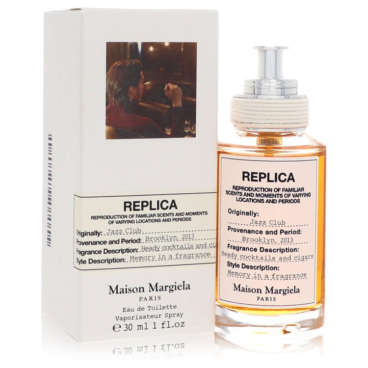 Replica Jazz Club Eau De Toilette ספריי מאת Maison Margiela | משלוח חינם לבית ♕ | קומסטיקס ייבוא מקביל