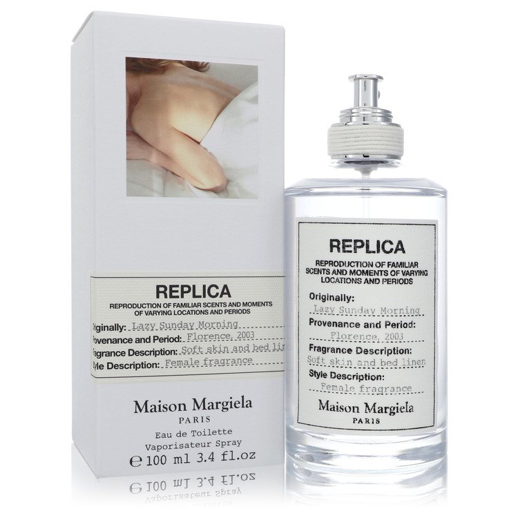 העתק של Lazy Sunday Morning Eau De Toilette Spray מאת Maison Margiela | משלוח חינם לבית ♕ | קומסטיקס ייבוא מקביל