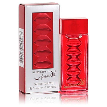 בושם סלבדור דאלי RubyLips בגרסת מיניאטורה לאספנים - בקבוק השפתיים האדום והפיסולי המקרין אמנות סוריאליסטית, פירות יער עסיסיים וחושניות נשית.