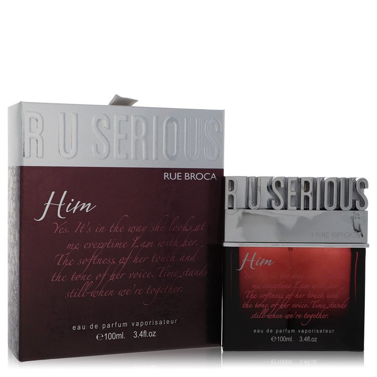 RU Serious Him Eau De Parfum Spray By Rue Broca | משלוח חינם לבית ♕ | קומסטיקס ייבוא מקביל