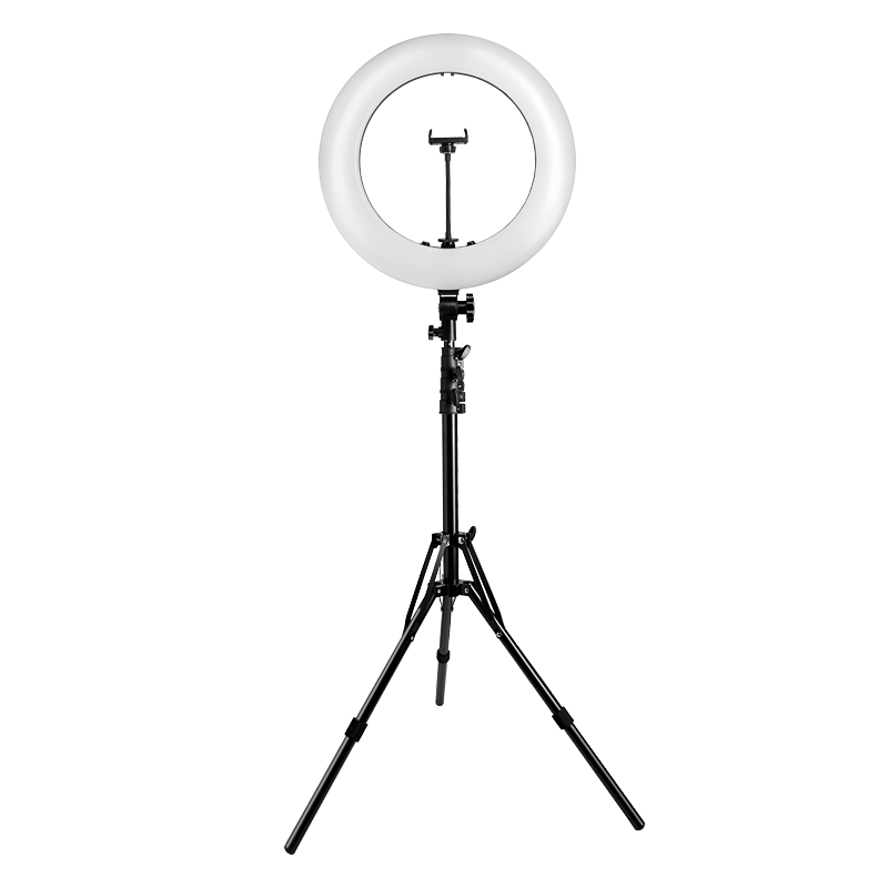 PROFESSIONAL RING LIGHT 18" - רינג לייט מקצועי 18 אינץ' לצילום ואיפור | עדה לזורגן