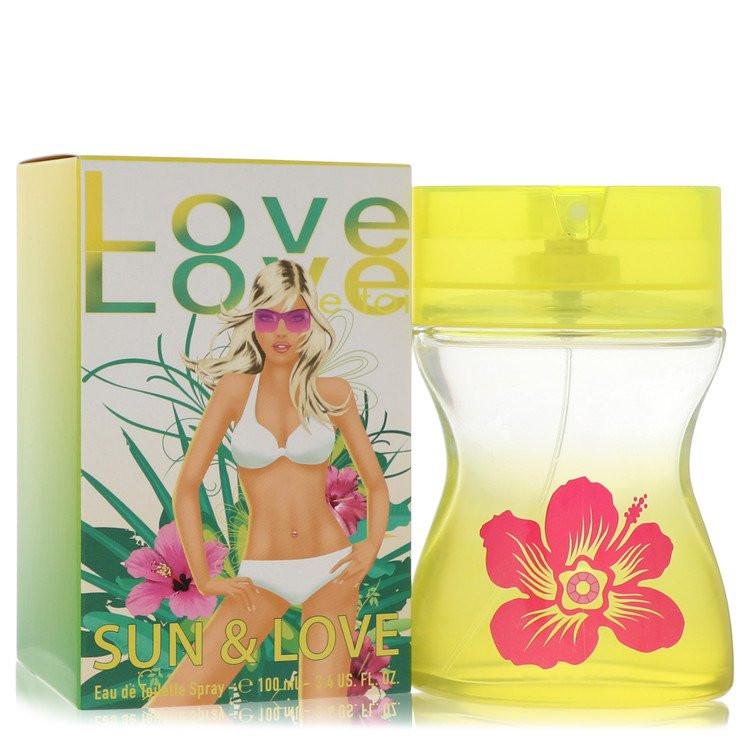 בושם יוקרתי ואצילי לאישה Sun Love מבית Cofinluxe בבקבוק מעוצב וניחוח פרחוני-פירותי זוהר ומרענן לימי הקיץ