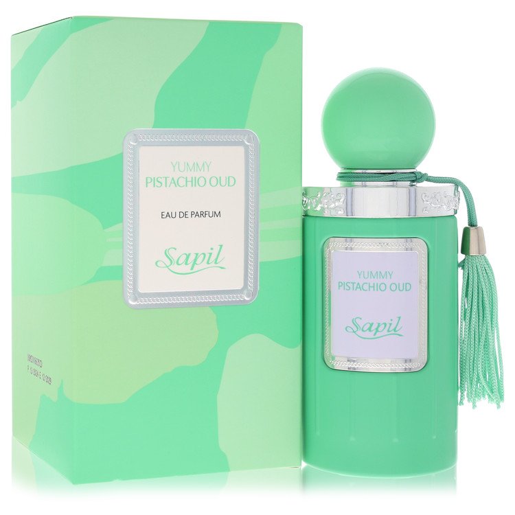 Sapil Yummy Pistachio Oud Eau De Parfum Spray By Sapil | משלוח חינם לבית ♕ | קומסטיקס ייבוא מקביל