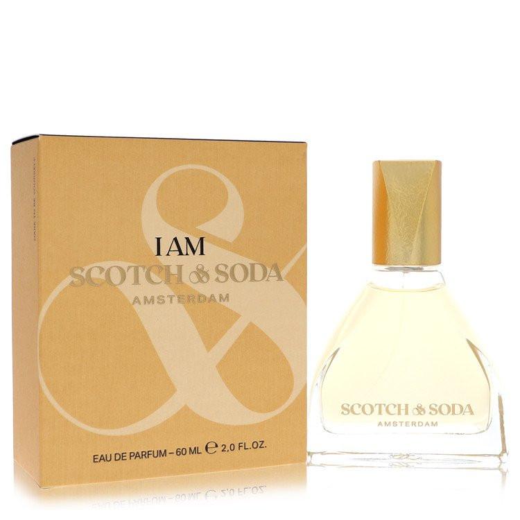 בושם Scotch & Soda I Am לאישה - או דה פארפם בבקבוק מעוצב המקרין נשיות עוצמתית, פרחים לבנים אציליים ואמבר חם וממגנט.