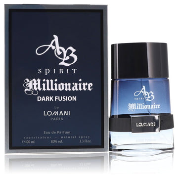 Spirit Millionaire Dark Fusion Eau De Parfum Spray By Lomani | משלוח חינם לבית ♕ | קומסטיקס ייבוא מקביל