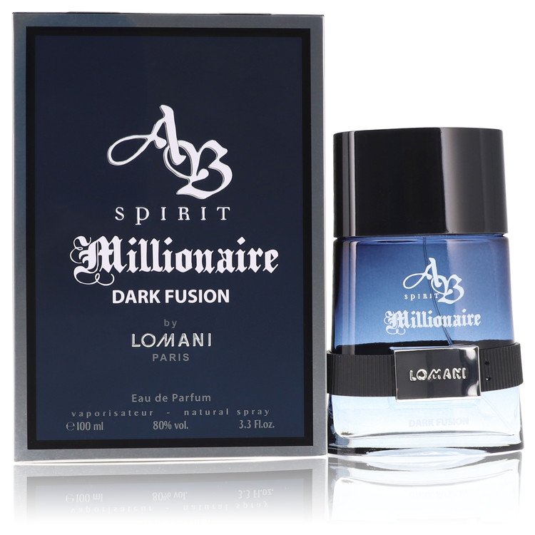 Spirit Millionaire Dark Fusion Eau De Parfum Spray By Lomani | משלוח חינם לבית ♕ | קומסטיקס ייבוא מקביל