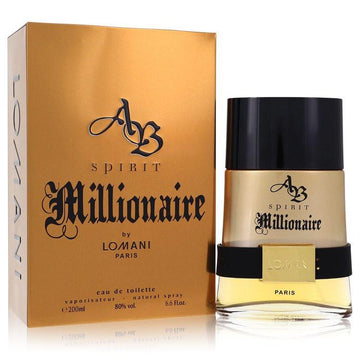 בושם לגבר לומני מיליונר אדט Lomani AB Spirit Millionaire Eau de Toilette Spray בניחוח ארז אצילי, תפוח ירוק, ברגמוט, הל וענבר דומיננטי