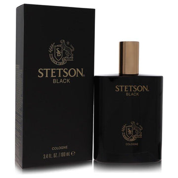 בושם יוקרתי ואצילי לגבר Stetson Black Cologne Spray בבקבוק שחור מלוטש עם ניחוח עצי-ארומטי מסתורי