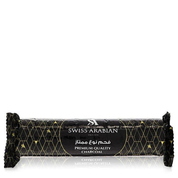 פחם פרימיום לקטורת סוויס ערביאן (Swiss Arabian Premium Charcoal) - 10 יחידות של פחם דחוס ואיכותי לבערה נקייה וממושכת של באחור וקטורת.