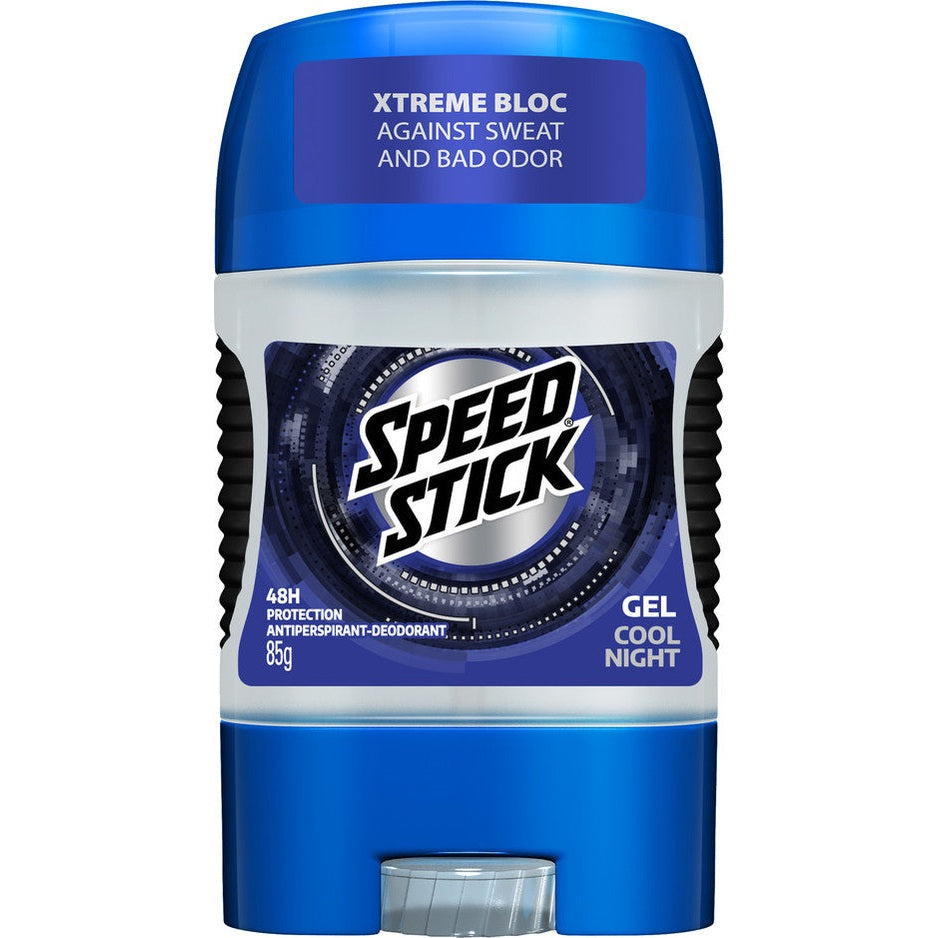 דאודורנט ג'ל לגבר ספיד סטיק 24/7 קול נייט Speed Stick Cool Night Gel הגנה עוצמתית נגד זיעה 85 גרם
