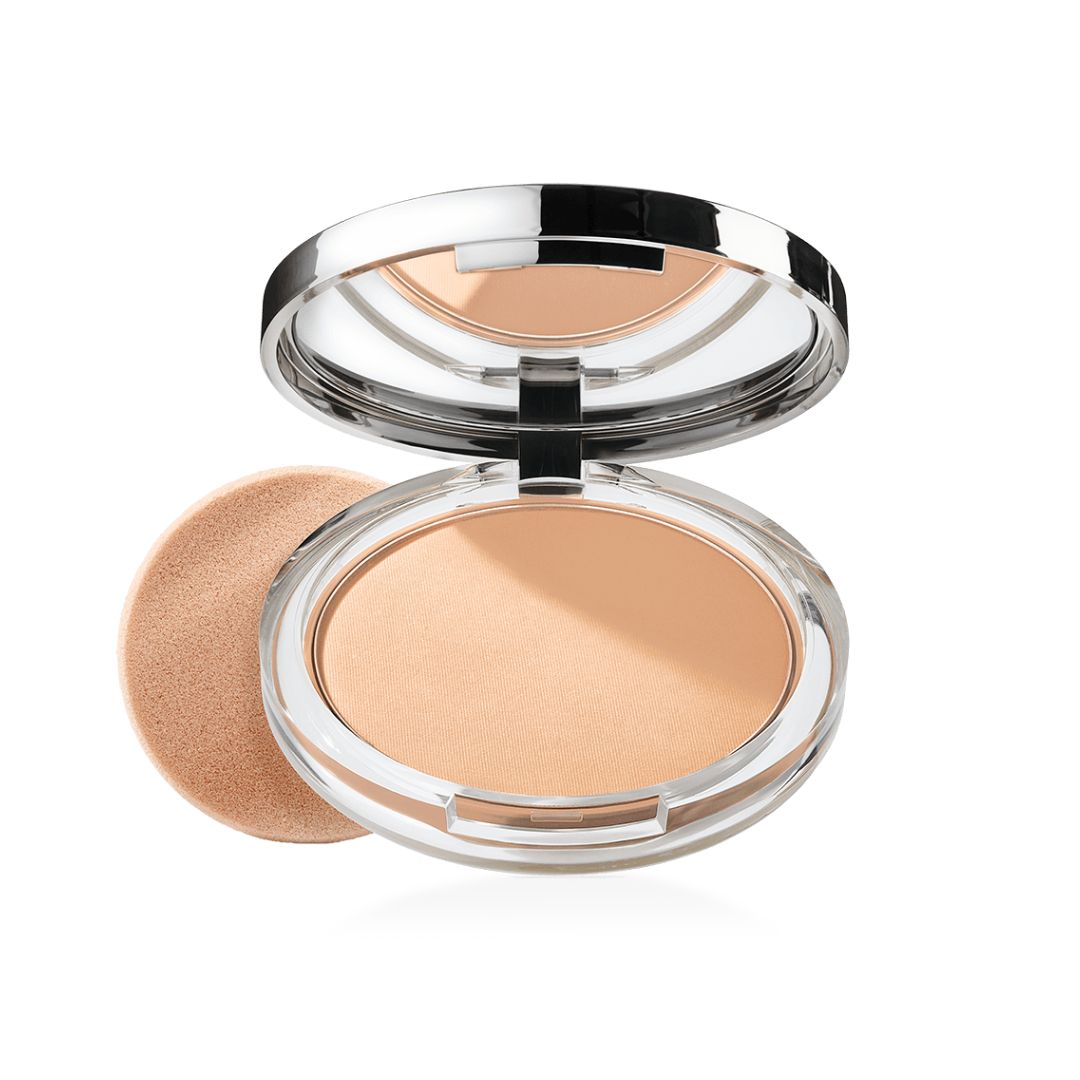 פודרה דחוסה שקופה קליניק סטיי-מאט נטולת שומן למראה עור מאט וספיחת ברק - Clinique Stay-Matte Pressed Powder