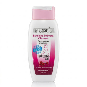 Mediskin Protective | מדיסקין פרוטקטיב - שטיפה אינטימית טיפולית מאוזנת להגנה יומיומית מוגברת (300 מ"ל)