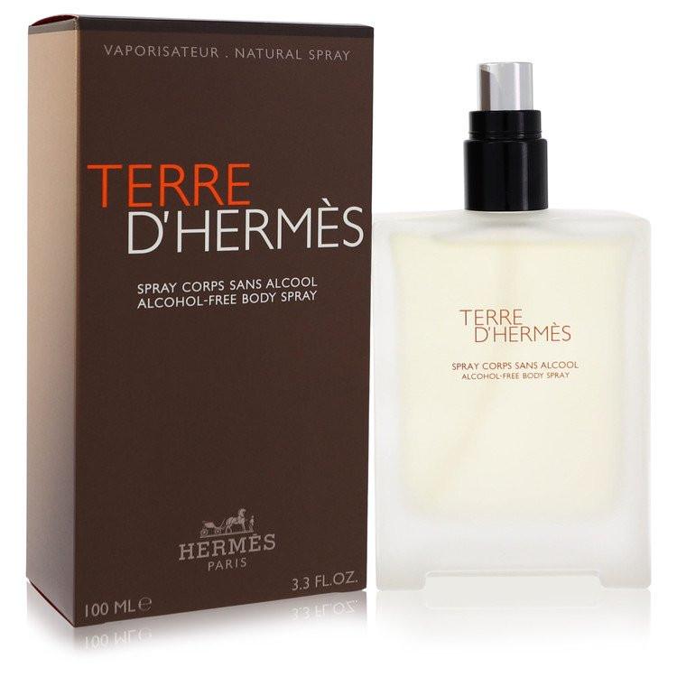 ספריי גוף הרמס טר דה הרמס לגבר Hermès Terre d'Hermès Body Spray ללא אלכוהול בניחוח עצי אצילי