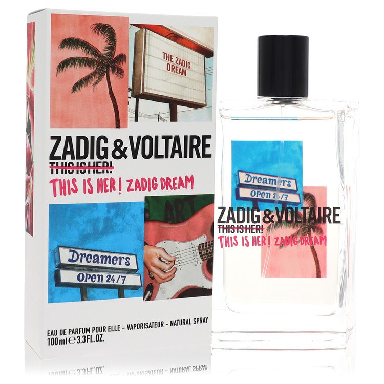 זו היא! Zadig Dream Eau De Parfum Spray By Zadig & Voltaire | משלוח חינם לבית ♕ | קומסטיקס ייבוא מקביל