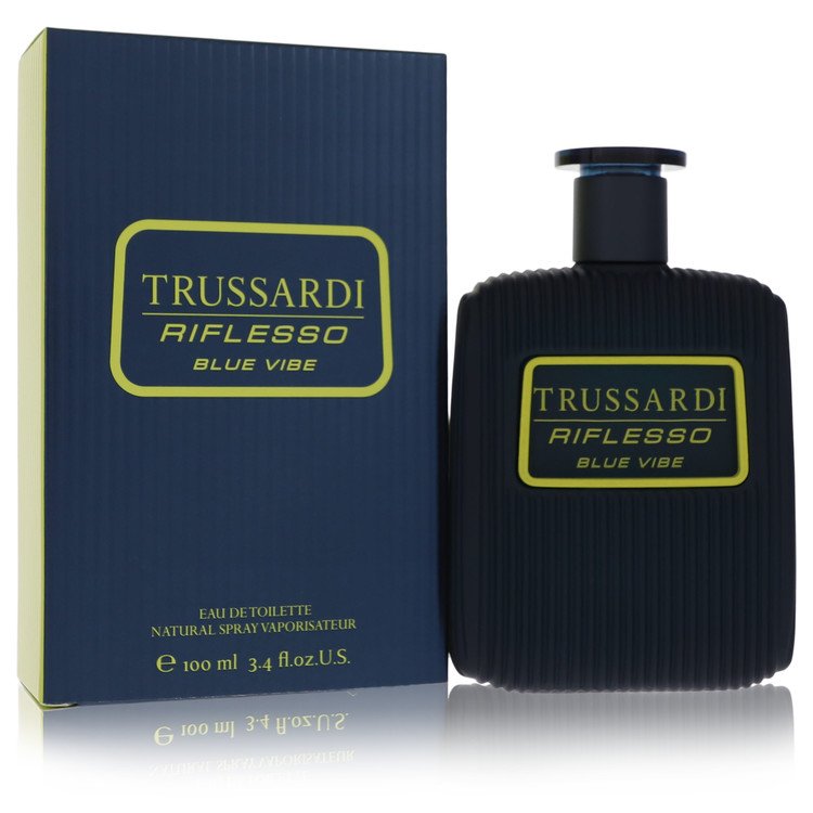 Trussardi Riflesso Blue Vibe Eau De Toilette ספריי מאת Trussardi | משלוח חינם לבית ♕ | קומסטיקס ייבוא מקביל