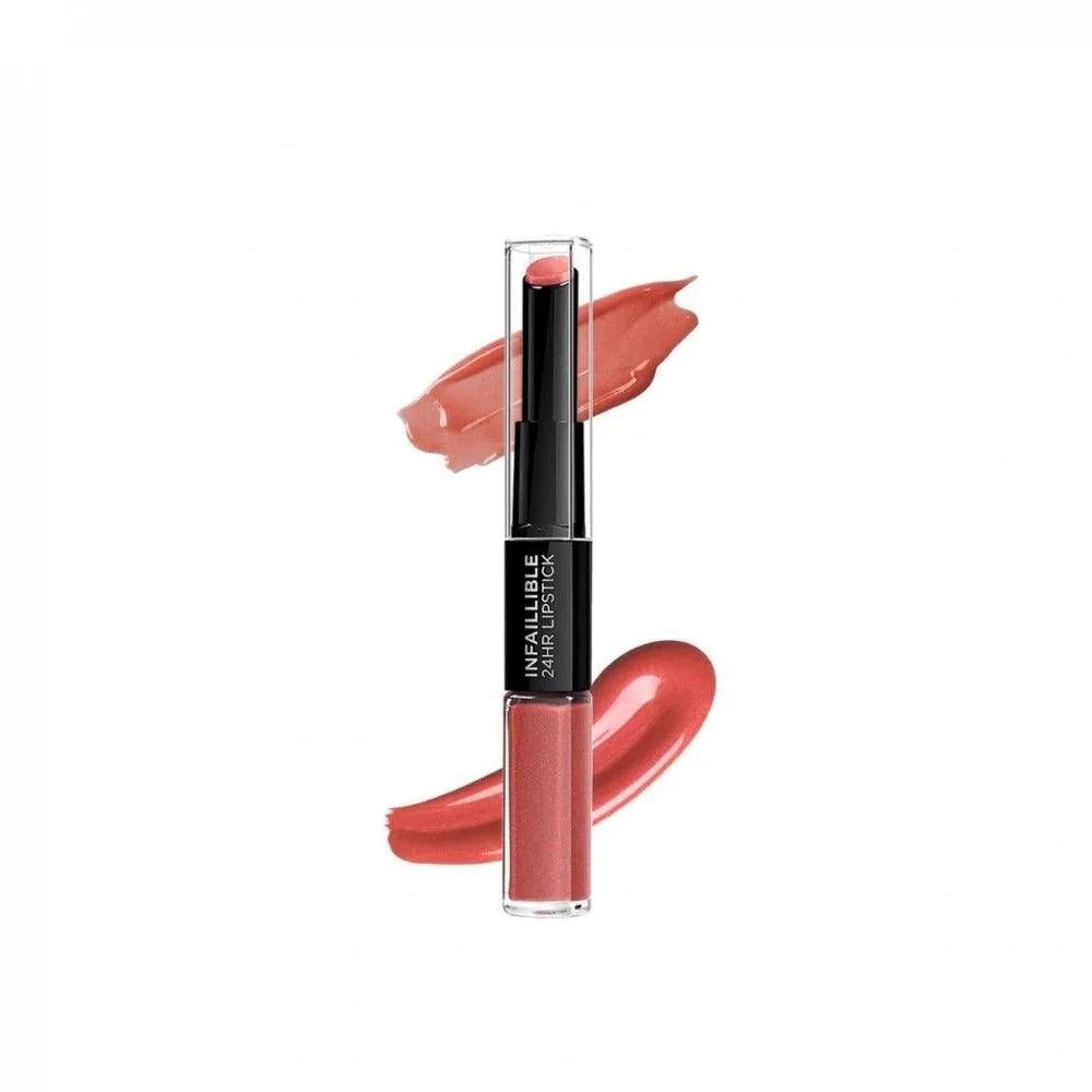 L'Oréal Paris Infaillible 24H Lipstick | שפתון דו-שלבי עמיד עד 24 שעות למראה עוצמתי