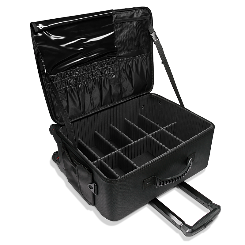 PROFESSIONAL MAKEUP TROLLEY - תיק איפור טרולי מקצועי על גלגלים | עדה לזורגן