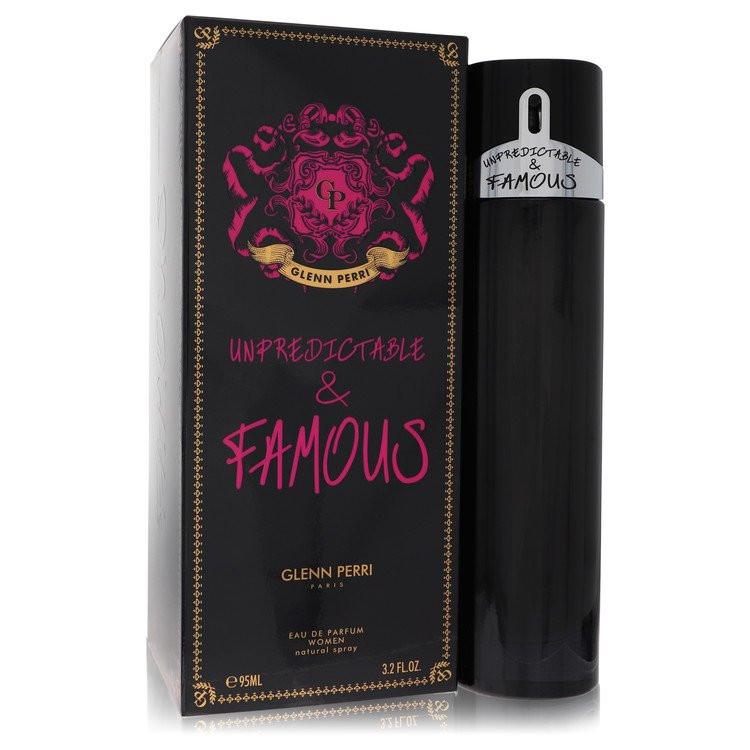 בושם לאישה גלן פרי אנפרדיקטאבל פיימוס Glenn Perri Unpredictable Famous EDP בבקבוק זהב יוקרתי בניחוח וניל ויסמין