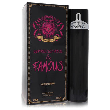 בושם לאישה גלן פרי אנפרדיקטאבל פיימוס Glenn Perri Unpredictable Famous EDP בבקבוק זהב יוקרתי בניחוח וניל ויסמין