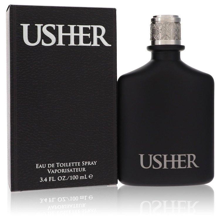בושם Usher for Men לגבר - אדל טואלט יוקרתי המשלב מרבנה לימונית, פלפל שחור וזמש בבקבוק גאן-מטאל מלוטש המקרין כריזמה וסטייל כוכבים.