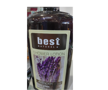 BEST תחליב רחצה בניחוח לבנדר עם ויטמינים E ו-C - 1 ליטר