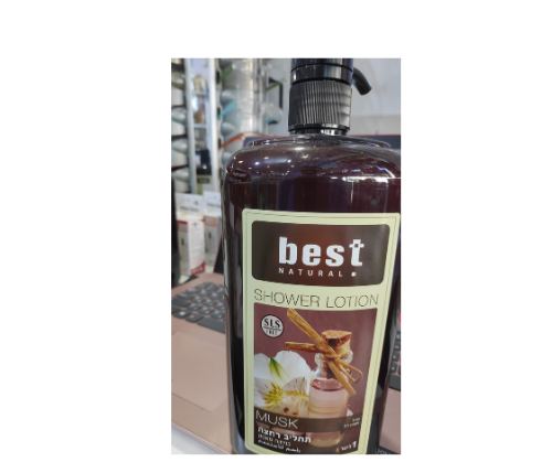 BEST תחליב רחצה בניחוח מאסק עם ויטמינים E,C - 1 ליטר