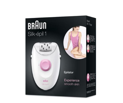 מסיר שיער בראון BRAUN סילק אפיל 1170 עם 20 פינצטות