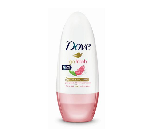 דאודורנט רול און אנטי פרספירנט דוב בניחוח רימונים ולואיזה 50 מ"ל