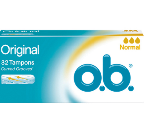 טמפון o.b. Original נורמל 32 יחידות - הגנה חזקה