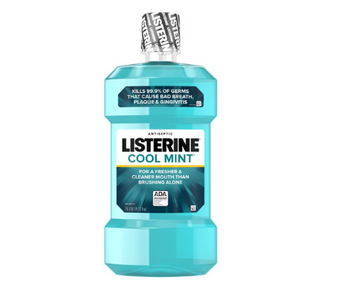 שטיפת פה ליסטרין מנטה קריר 500 מ"ל ללא אלכוהול | קוסמטיקס.