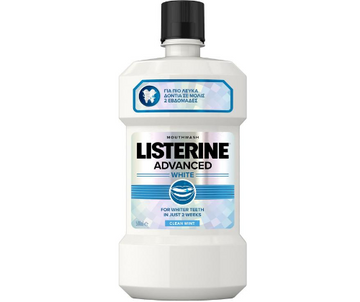 ליסטרין שטיפת פה מתקדמת לבן | 500 מ"ל