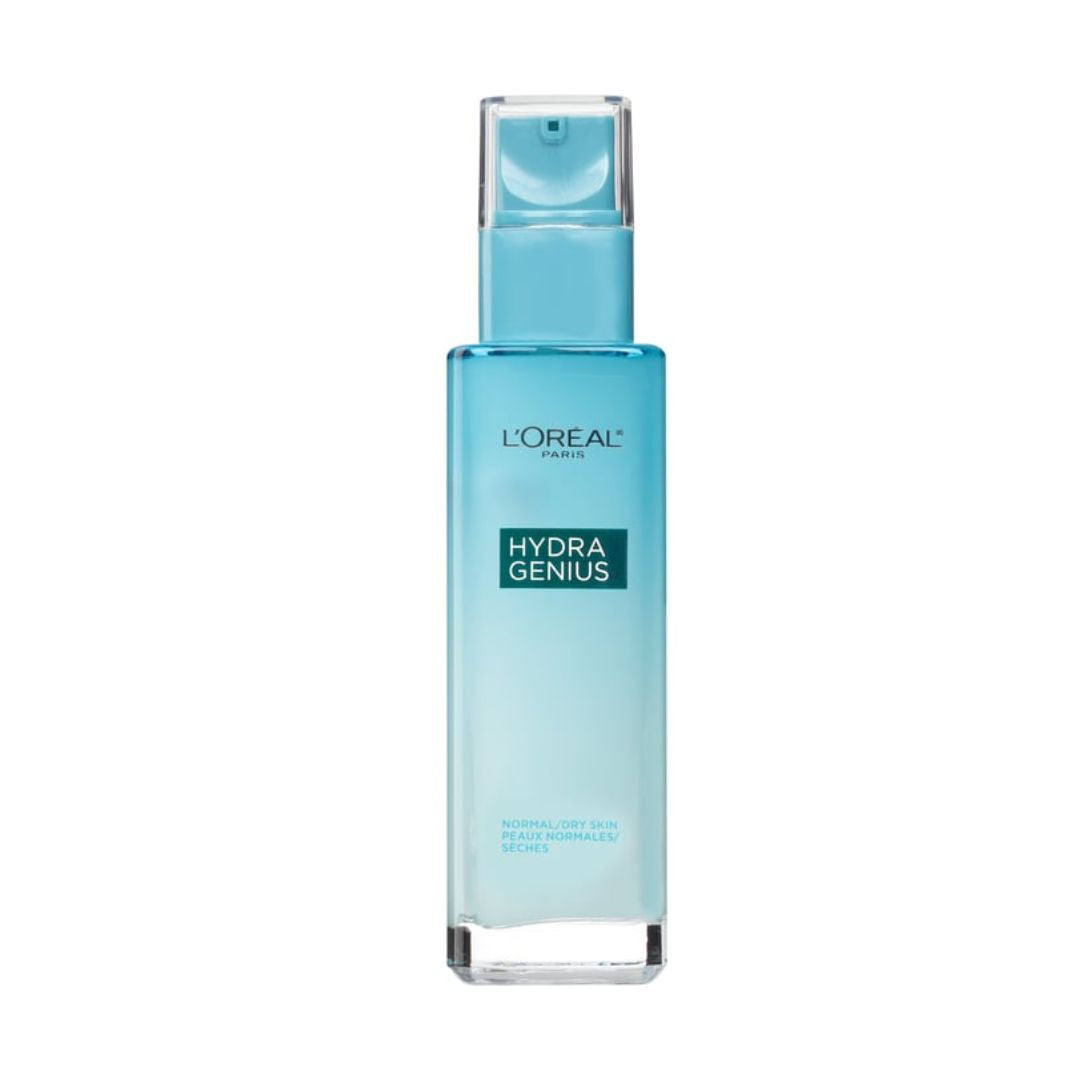 ג'ל לחות לוריאל פריז Hydra Genius Aloe Water לעור יבש ועדין המעניק לחות ל-72 שעות עם אלוורה וחומצה היאלורונית