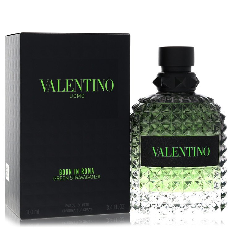 Valentino Uomo Born In Roma Green Stravaganza Eau De Toilette Spray By Valentino | משלוח חינם לבית ♕ | קומסטיקס ייבוא מקביל
