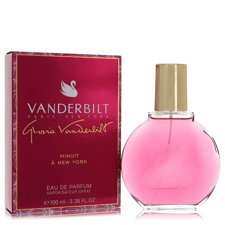 בושם לאישה גלוריה ונדרבילט מינוי א ניו יורק Gloria Vanderbilt Minuit à New York EDP בבקבוק סגול יוקרתי עם סמל הברבור