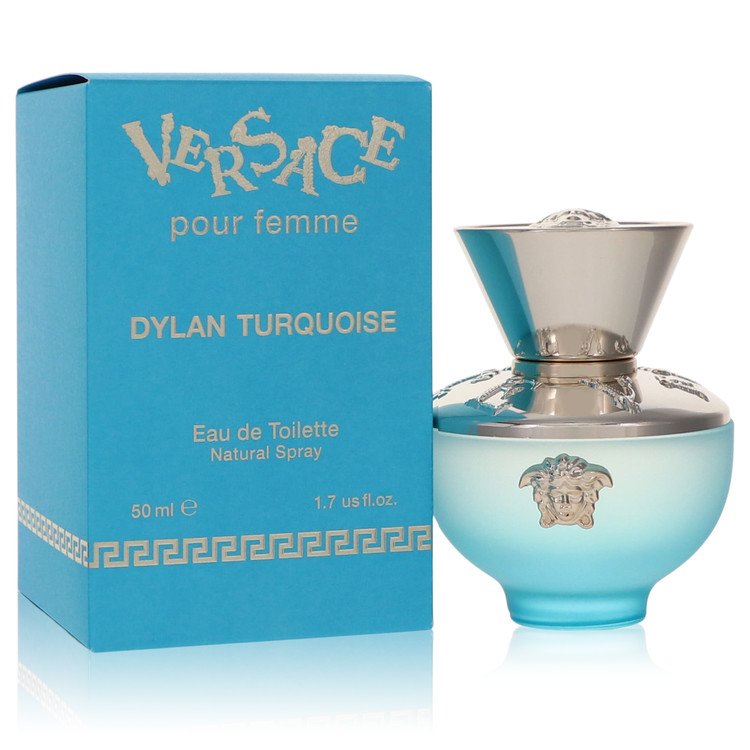 Versace Pour Femme Dylan Turquoise או דה טואלט ספריי מאת Versace | משלוח חינם לבית ♕ | קומסטיקס ייבוא מקביל