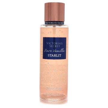 מיסט גוף Victoria's Secret Bare Vanilla Starlit לאישה - ניחוח וניל עמוק המשלב ענבר לילי בבקבוק בעיצוב נוצץ המקרין חמימות אבסולוטית וסטייל מודרני.