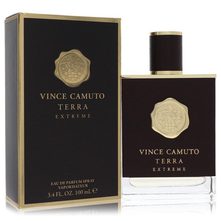 בושם Vince Camuto Terra Extreme לגבר - אדל פרפיום יוקרתי המשלב רום, וניל ועור בבקבוק עטוף עור חום המקרין עוצמה אדמתית, כריזמה וביטחון עצמי אבסולוטי.