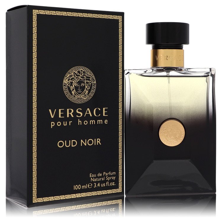 Versace Pour Homme Oud Noir Eau De Parfum Spray By Versace | משלוח חינם לבית ♕ | קומסטיקס ייבוא מקביל