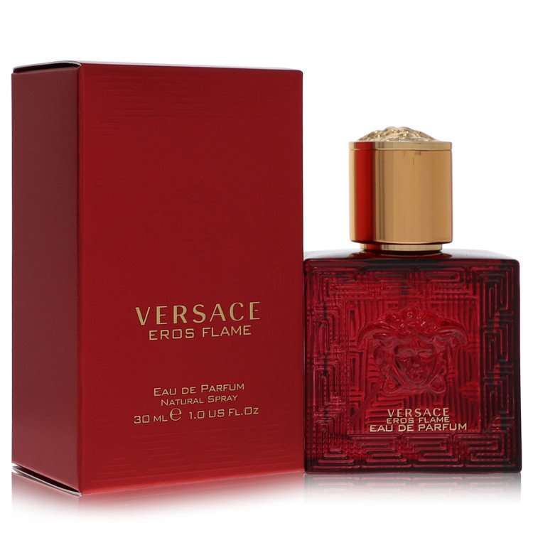 Versace Eros Flame Eau De Parfum Spray By Versace | משלוח חינם לבית ♕ | קומסטיקס ייבוא מקביל